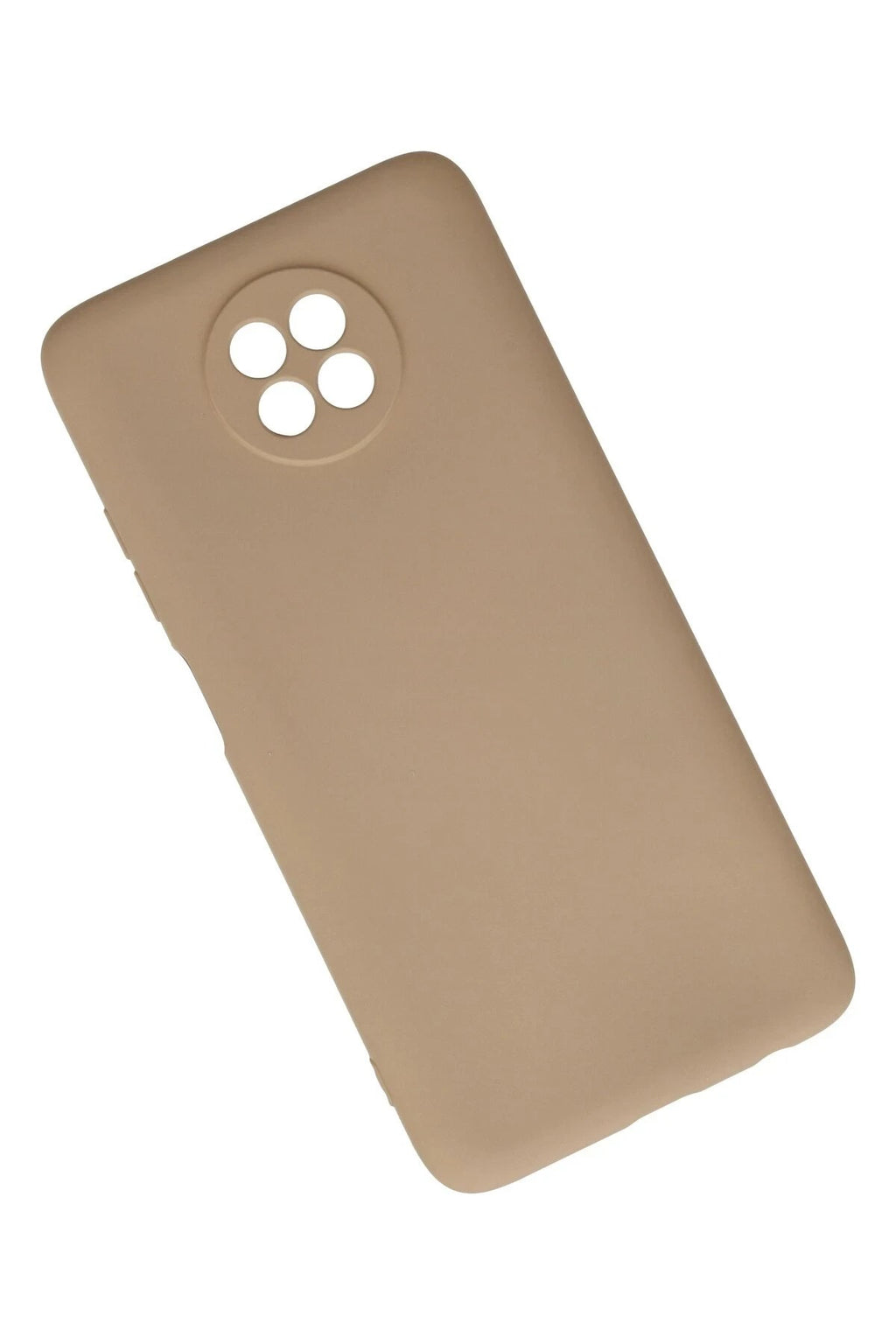 Mey İthalat® Redmi Note 9 5G Kılıf Nano içi Kadife Silikon - Bej