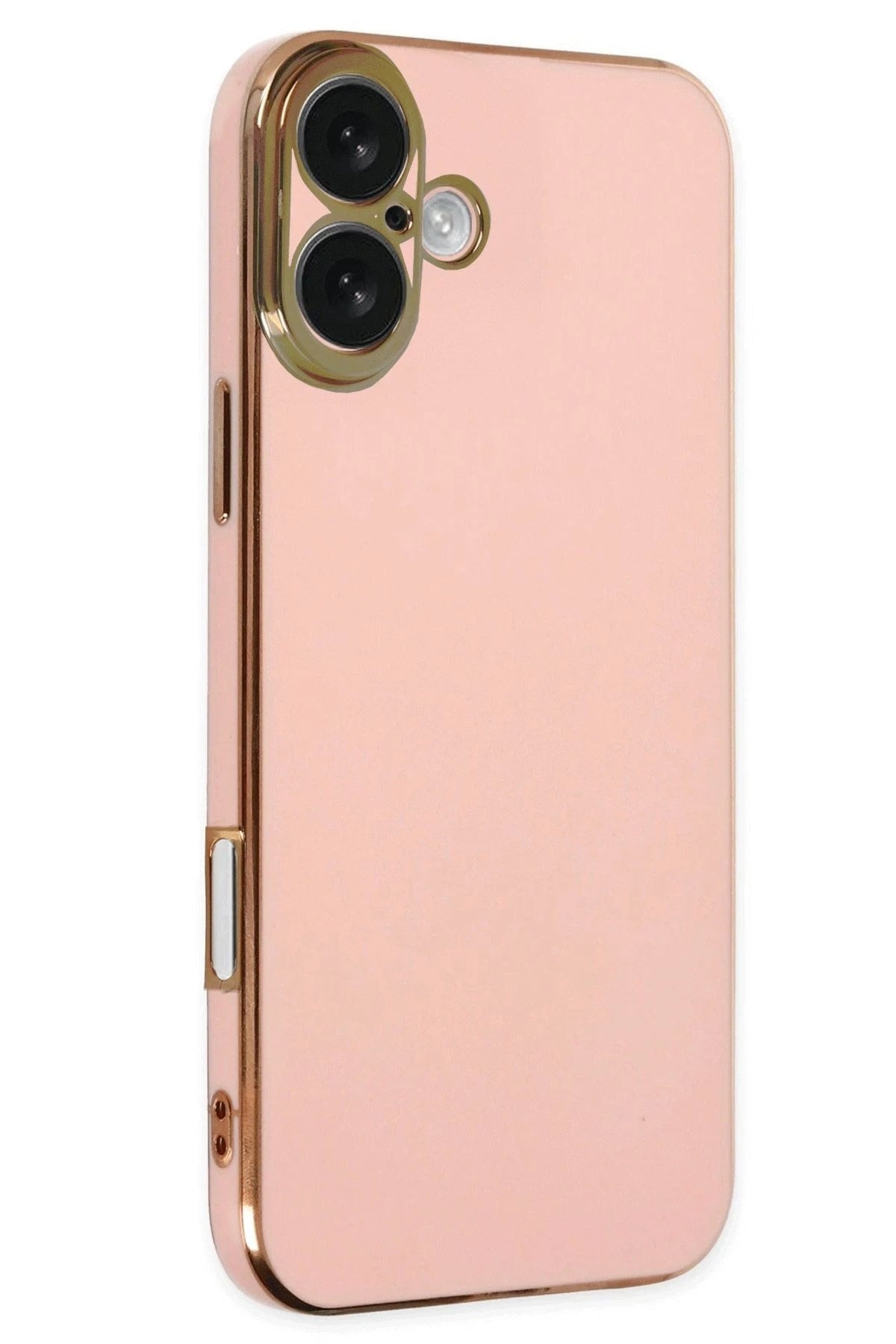 Mey İthalat® iPhone 16 Kılıf Volet Silikon - Pembe