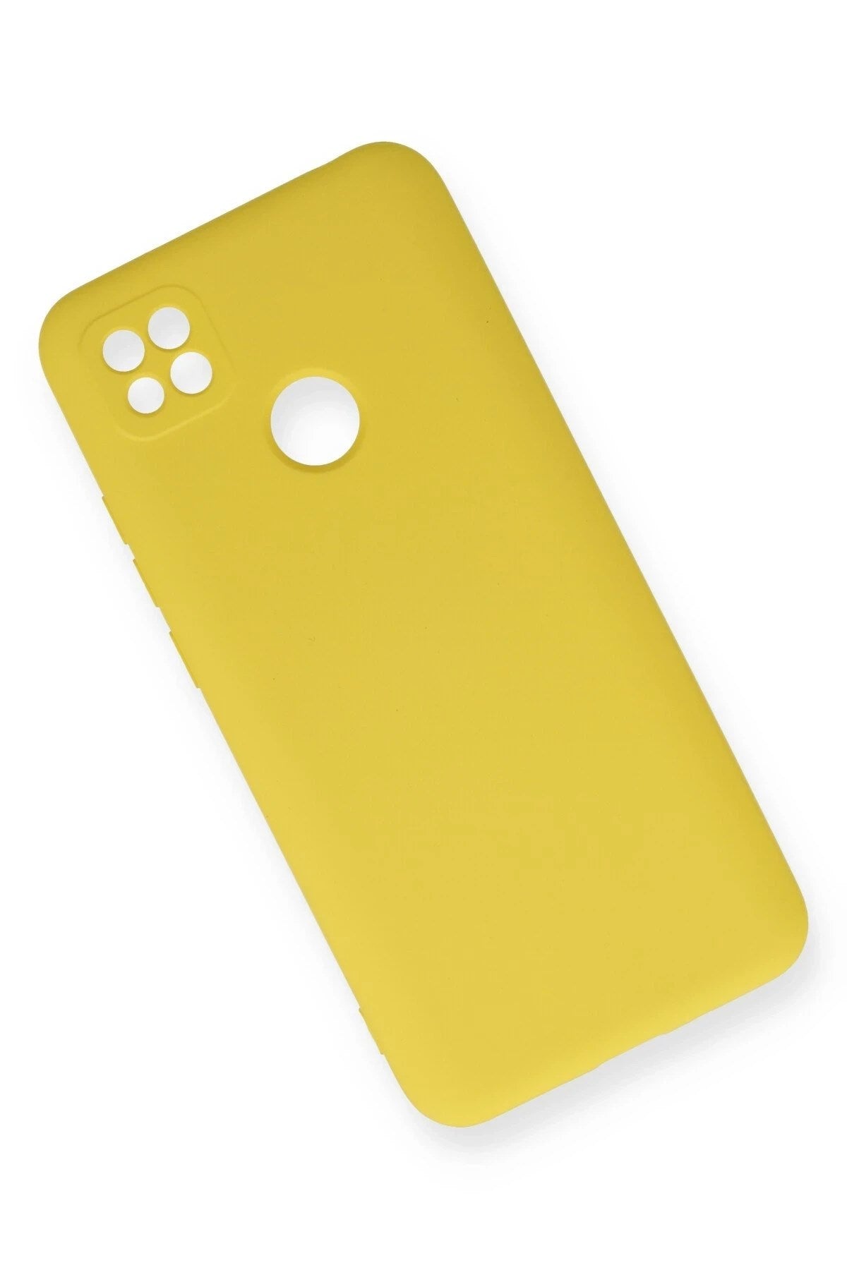 Mey İthalat® Redmi 9C Kılıf Nano içi Kadife Silikon - Sarı