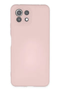 Mey İthalat® Mİ 11 Lite Kılıf Nano içi Kadife Silikon - Pudra