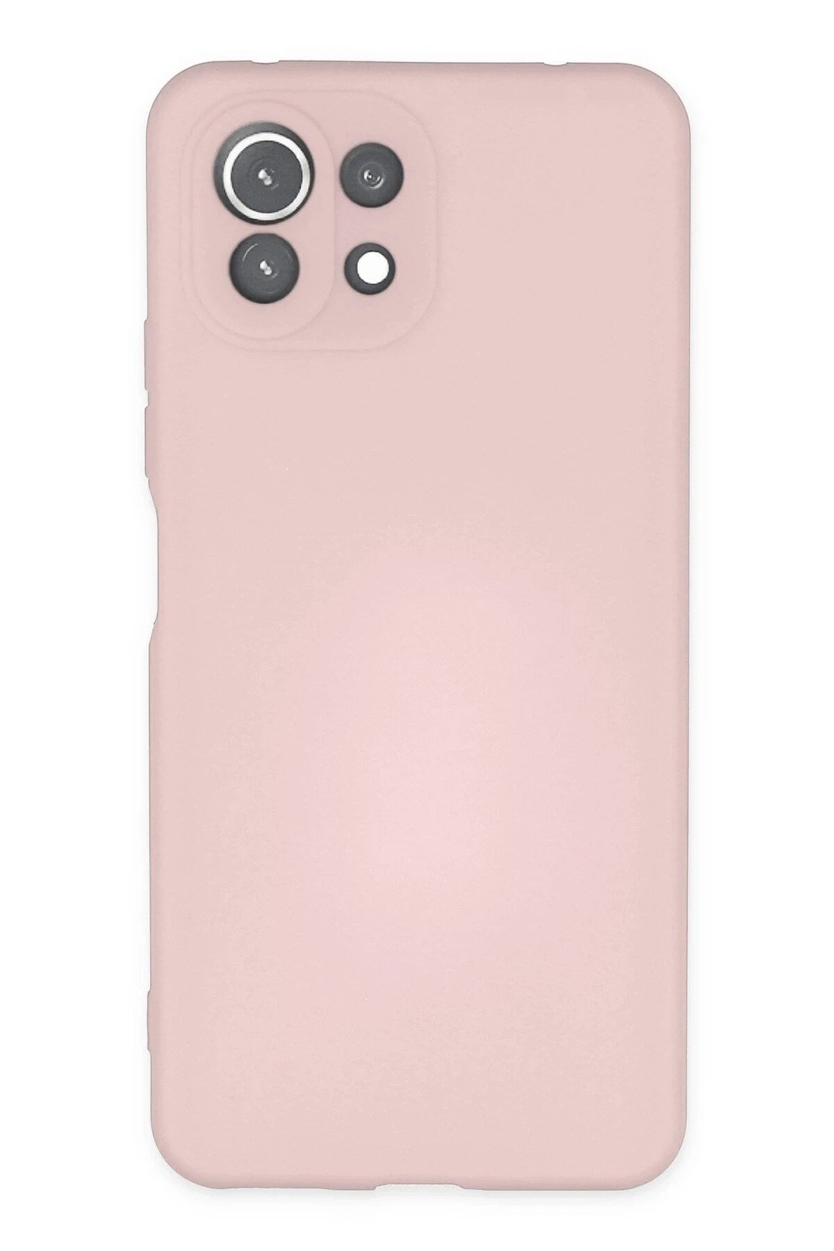 Mey İthalat® Mİ 11 Lite Kılıf Nano içi Kadife Silikon - Pudra