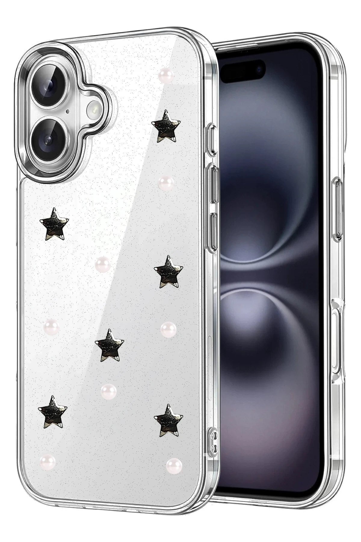 Mey İthalat® iPhone 16 Fiyonk Desenli Kapak - Desen 7