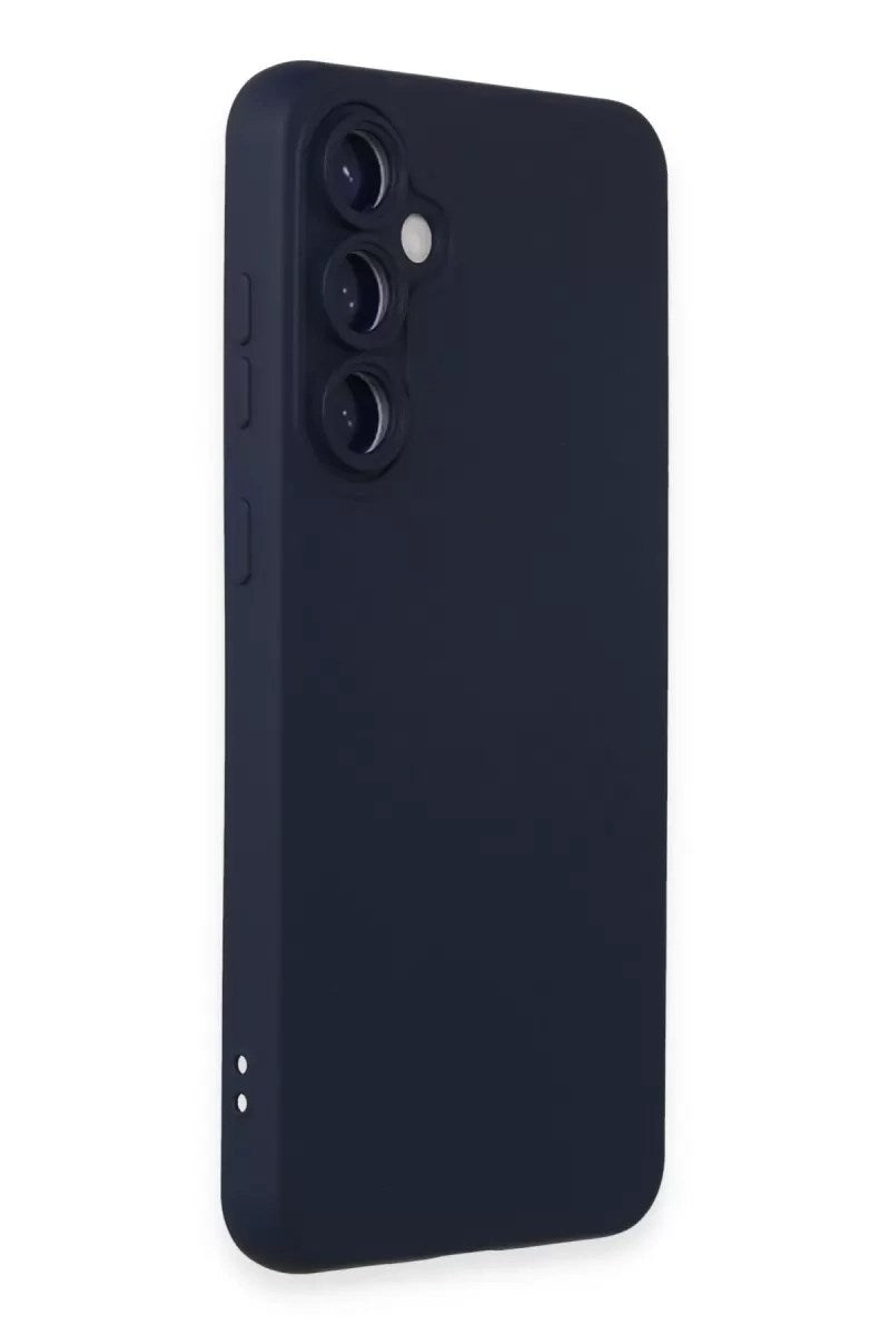 Mey İthalat® Samsung Galaxy S23 FE Kılıf Nano içi Kadife Silikon - Lacivert