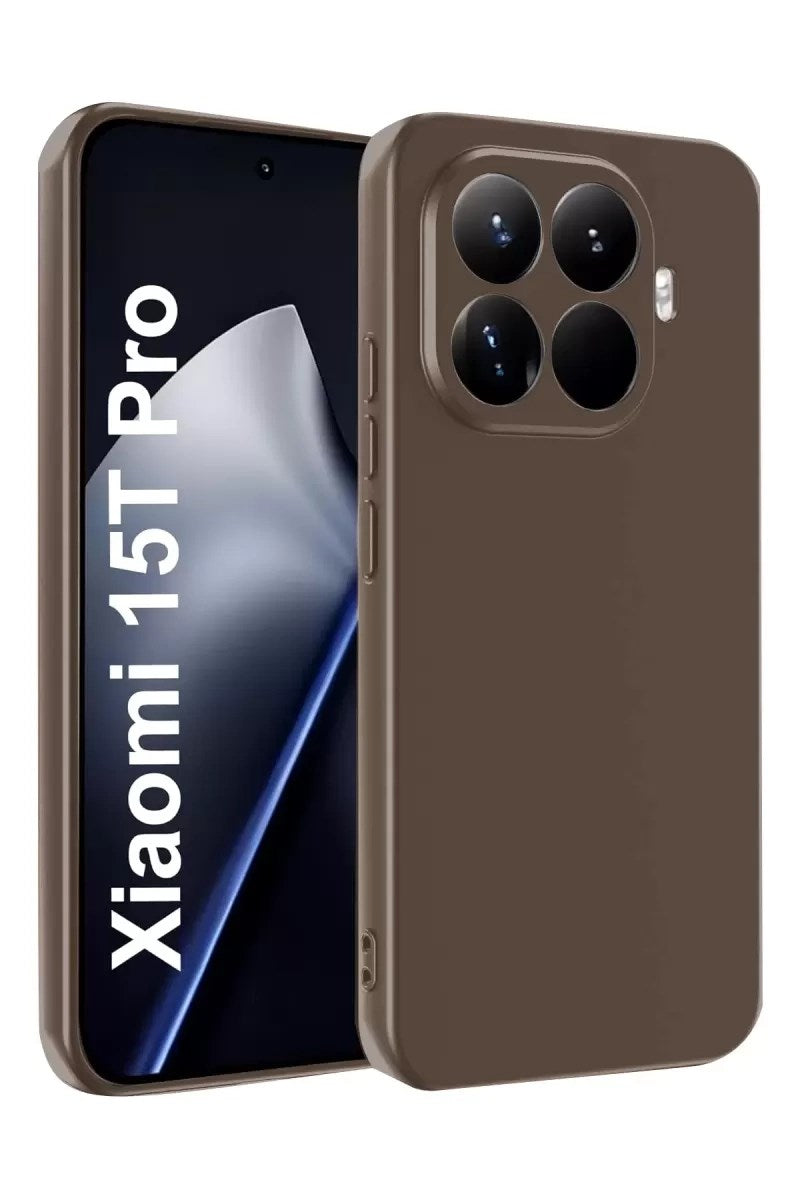 Mey İthalat® Mi 15T Pro First Silikon - Kahverengi