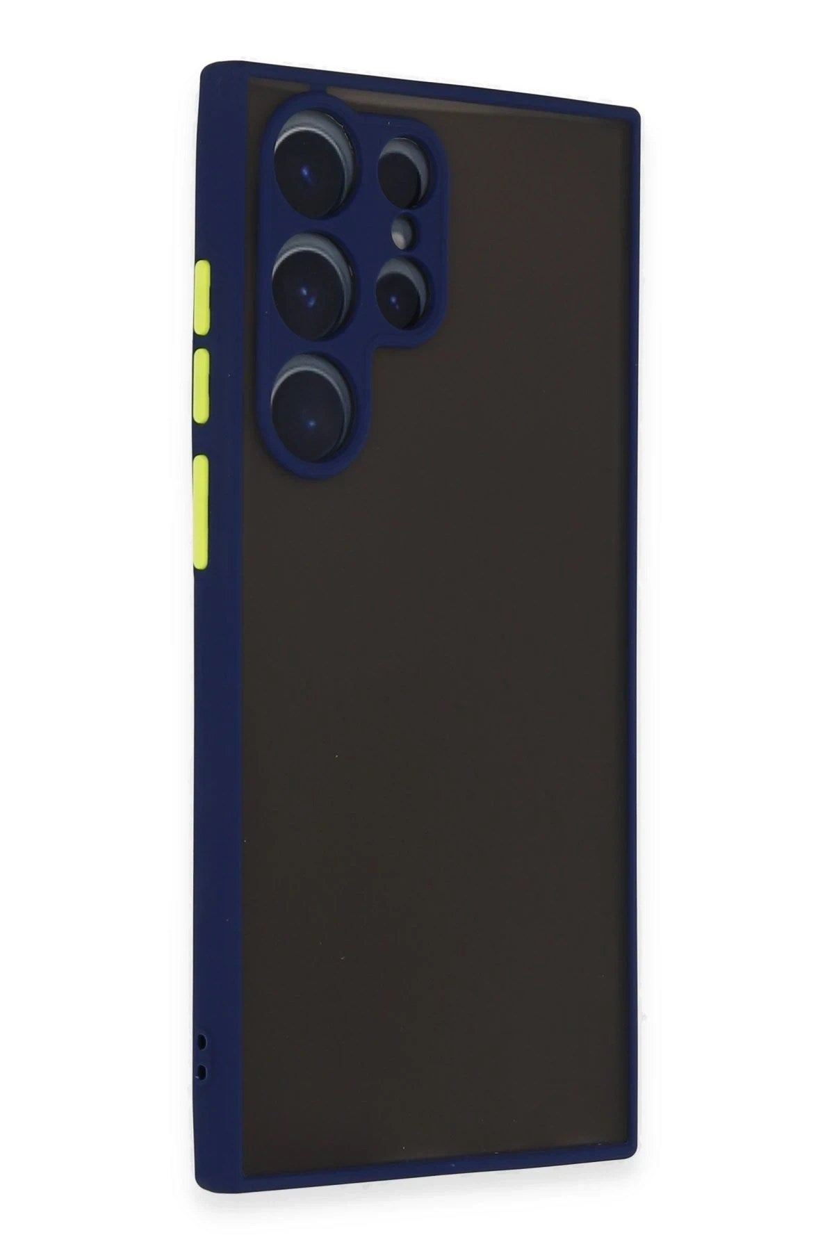 Mey İthalat® Samsung Galaxy S22 Ultra Kılıf Montreal Silikon Kapak - Lacivert