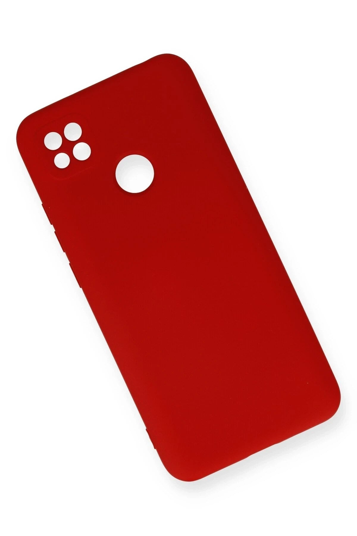 Mey İthalat® Redmi 9C Kılıf Nano içi Kadife Silikon - Kırmızı