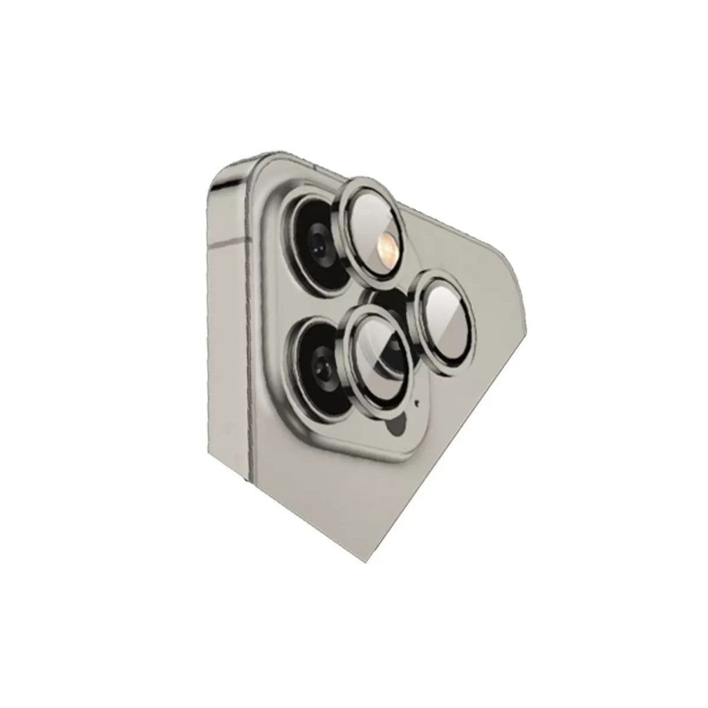 Mey İthalat® iPhone 15 Pro Max Bilvis Titan Kamera Lens - Titan Gri