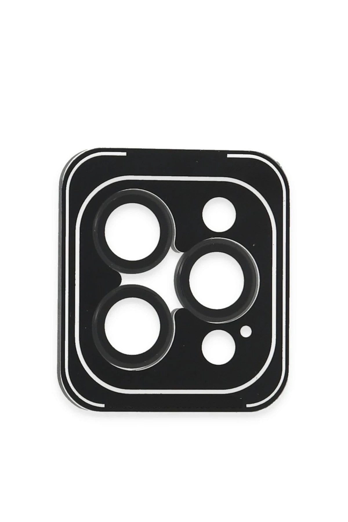 Mey İthalat® iPhone 16 Pro Max PVD Metal Kamera Lens - Siyah