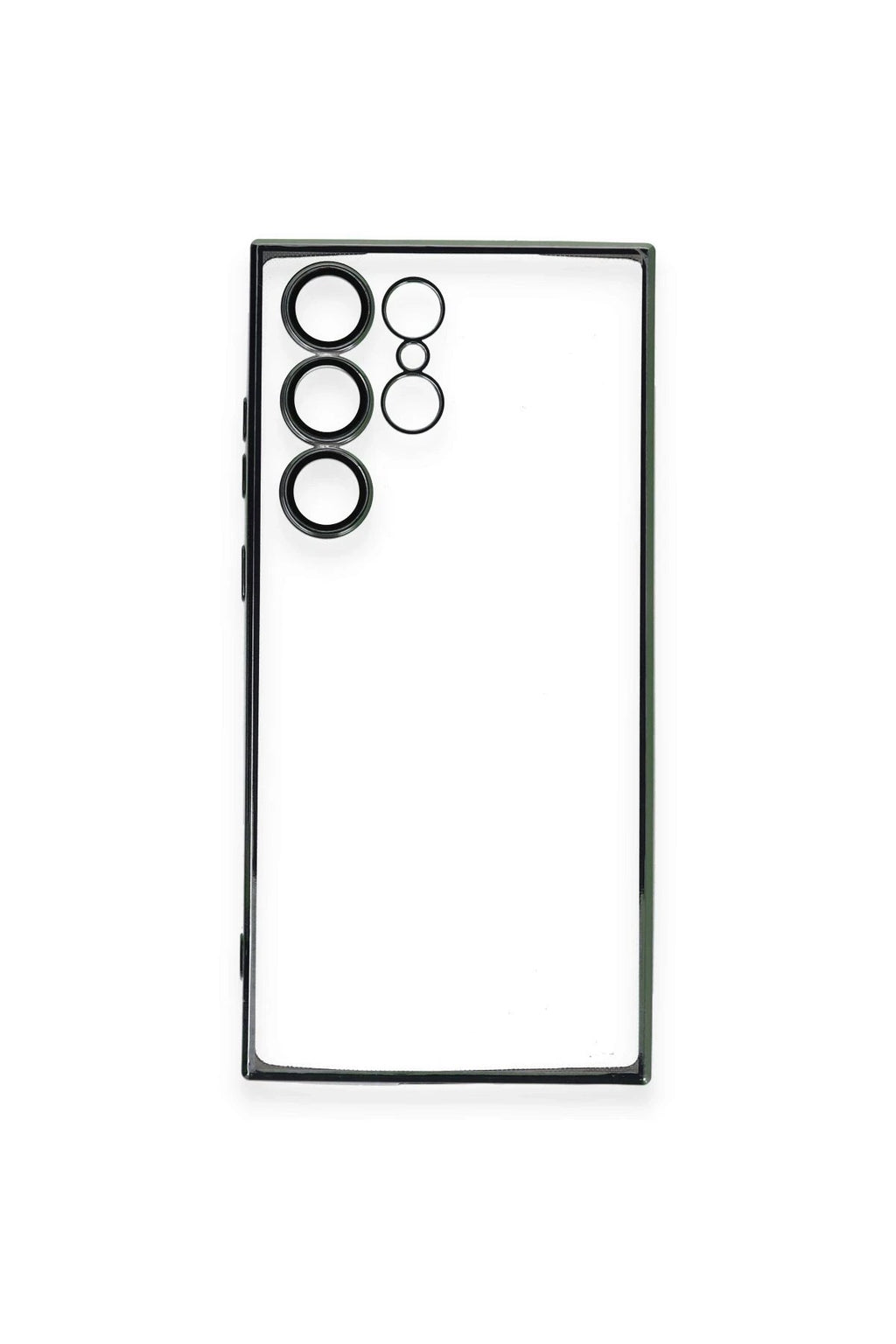 Mey İthalat® Samsung Galaxy S23 Ultra Kılıf Lensli Silikon - Yeşil