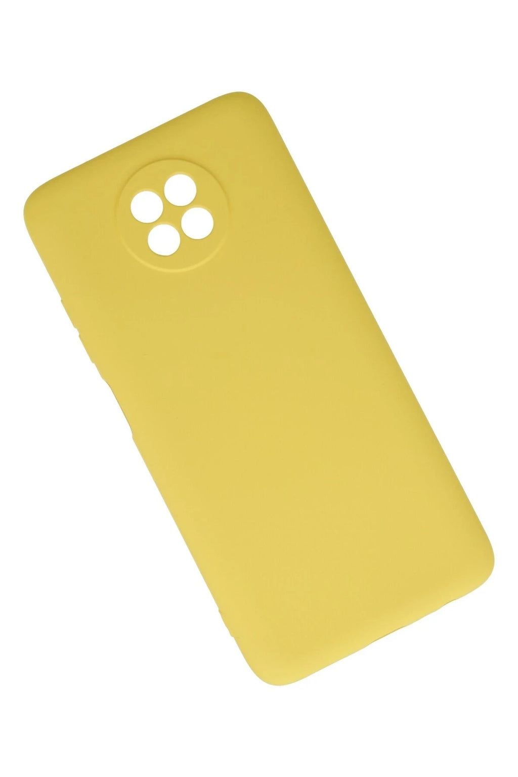 Mey İthalat® Redmi Note 9 5G Kılıf Nano içi Kadife Silikon - Sarı