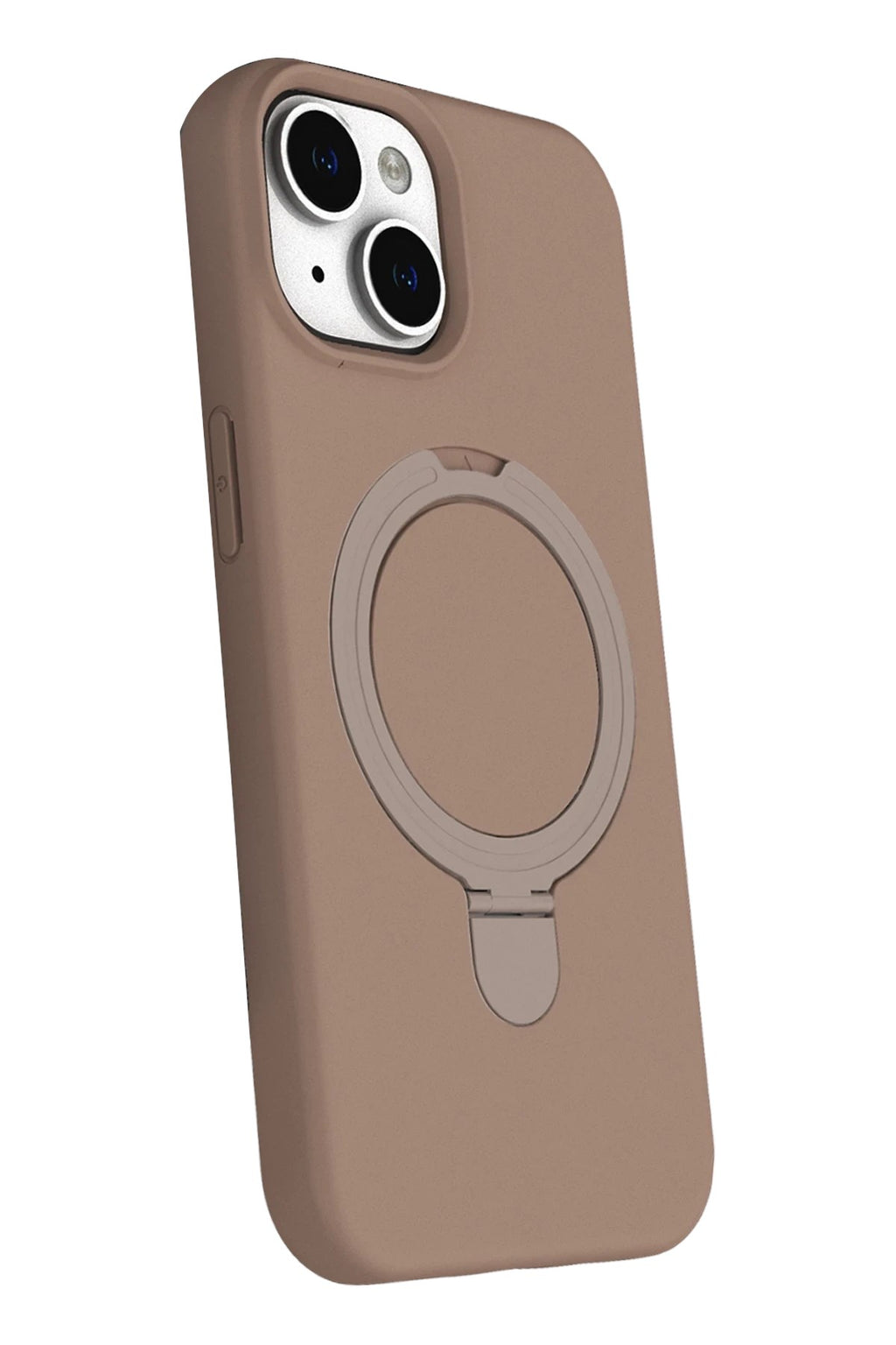 Mey İthalat® iPhone 14 Regal Magsafe Standlı Kapak - Çöl Titanyum