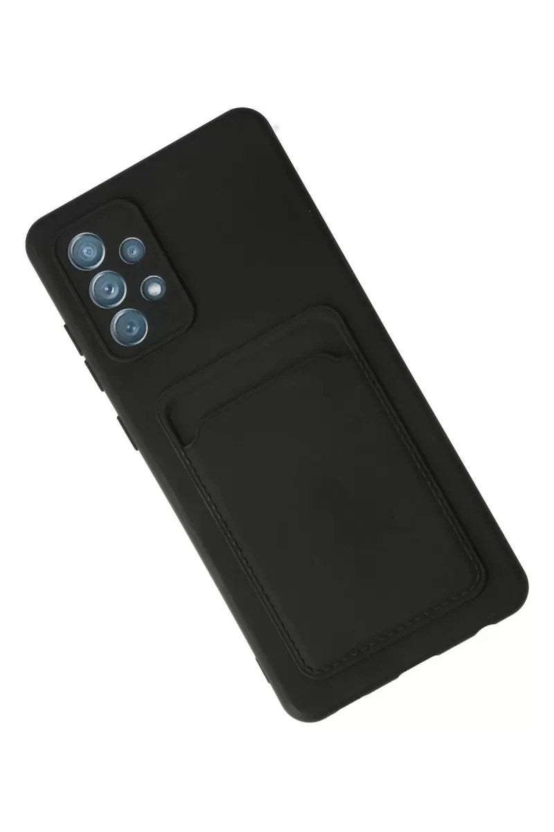 Mey İthalat® Samsung Galaxy A33 5G Kılıf Kelvin Kartvizitli Silikon - Siyah