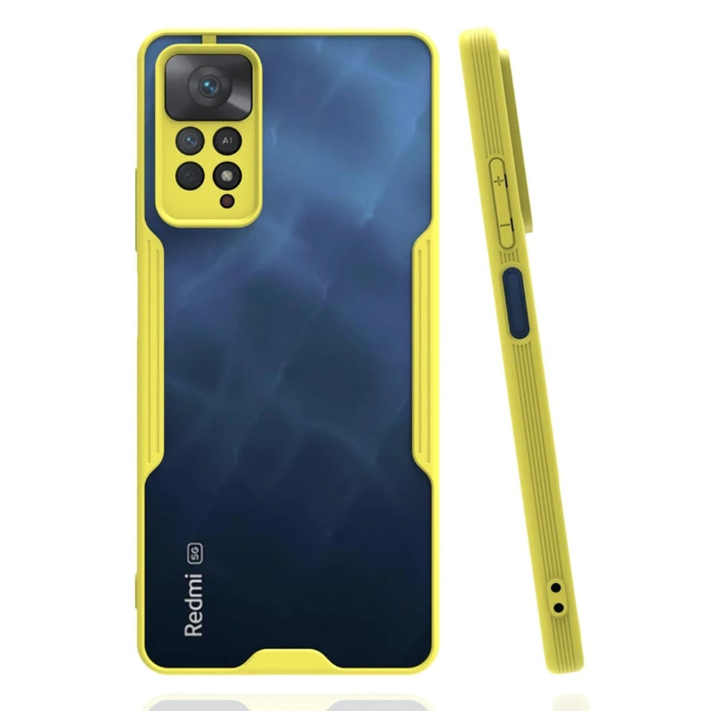 Mey İthalat® Redmi Note 11 Pro Kılıf Platin Silikon - Sarı
