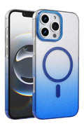 Mey İthalat® iPhone 16 Pro Max Glossy Magsafe Kapak - Mavi