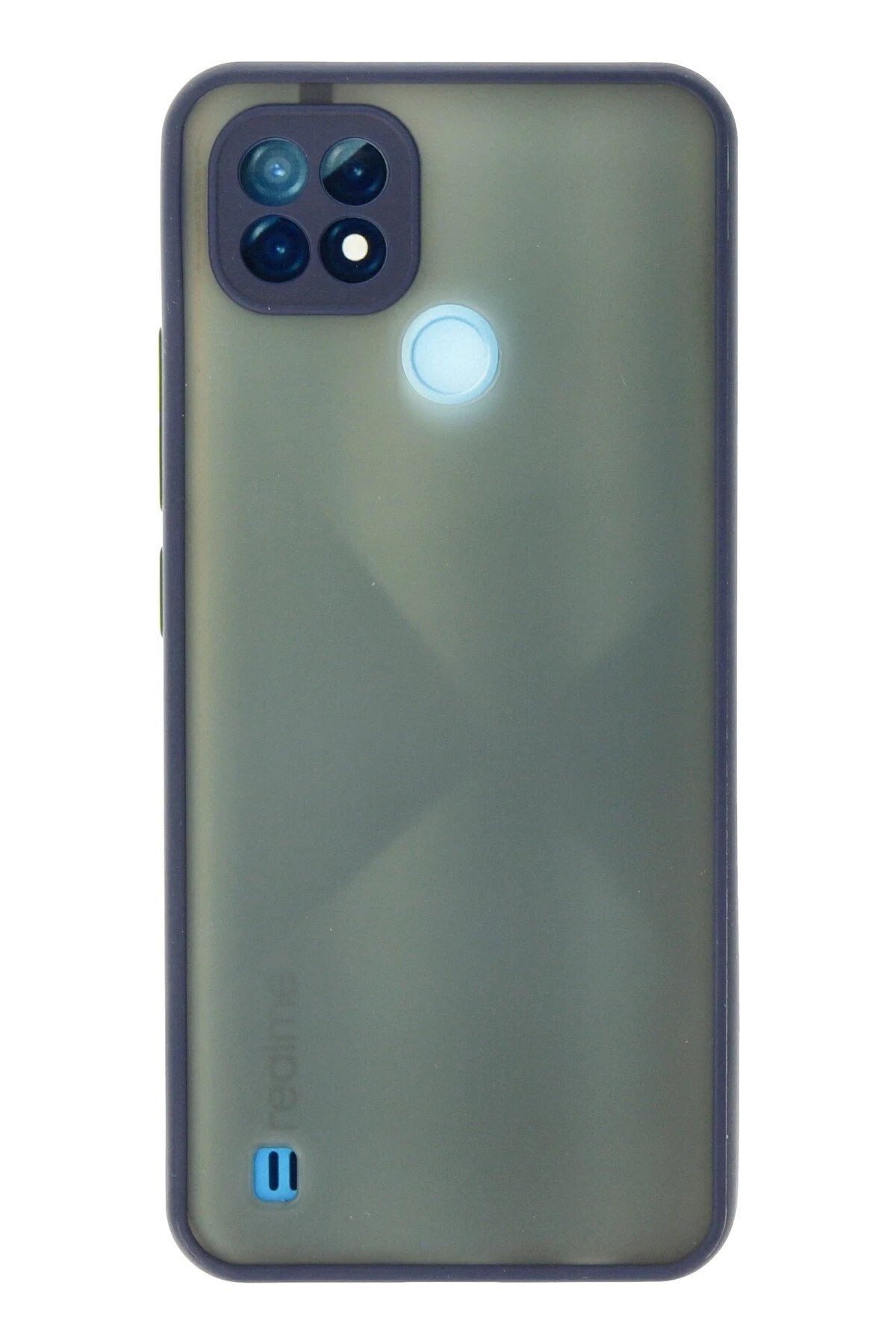Mey İthalat® Realme C21 Kılıf Montreal Silikon Kapak - Lacivert