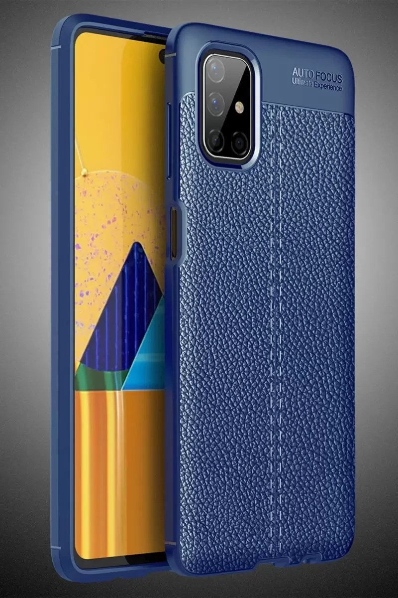 Mey İthalat® Samsung Galaxy M51 Kılıf Auto Focus Kapak - Lacivert
