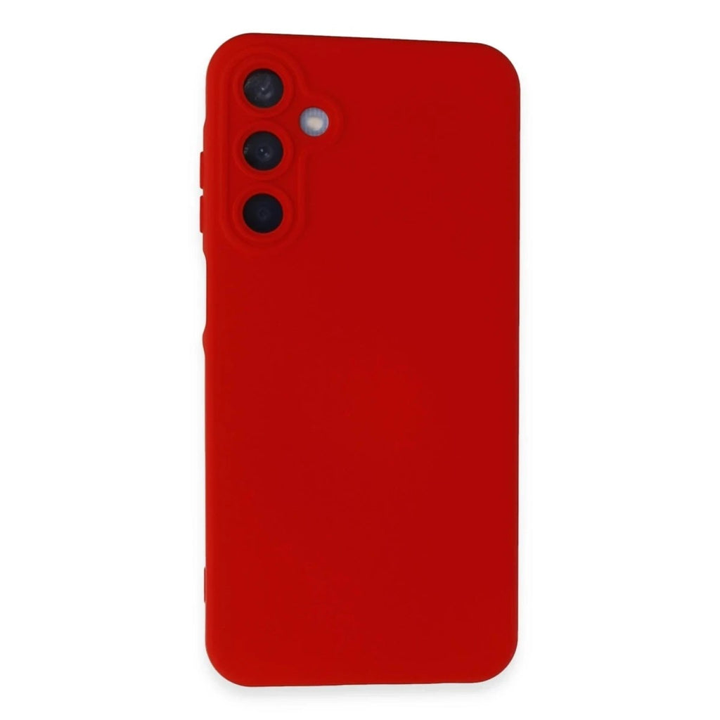 Mey İthalat® Samsung Galaxy A25 5G Kılıf Nano içi Kadife Silikon - Kırmızı