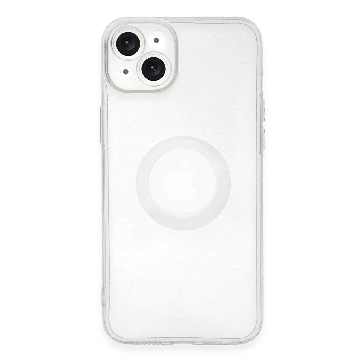 Mey İthalat® iPhone 14 Plus Kılıf Santa Lens Silikon - Şeffaf