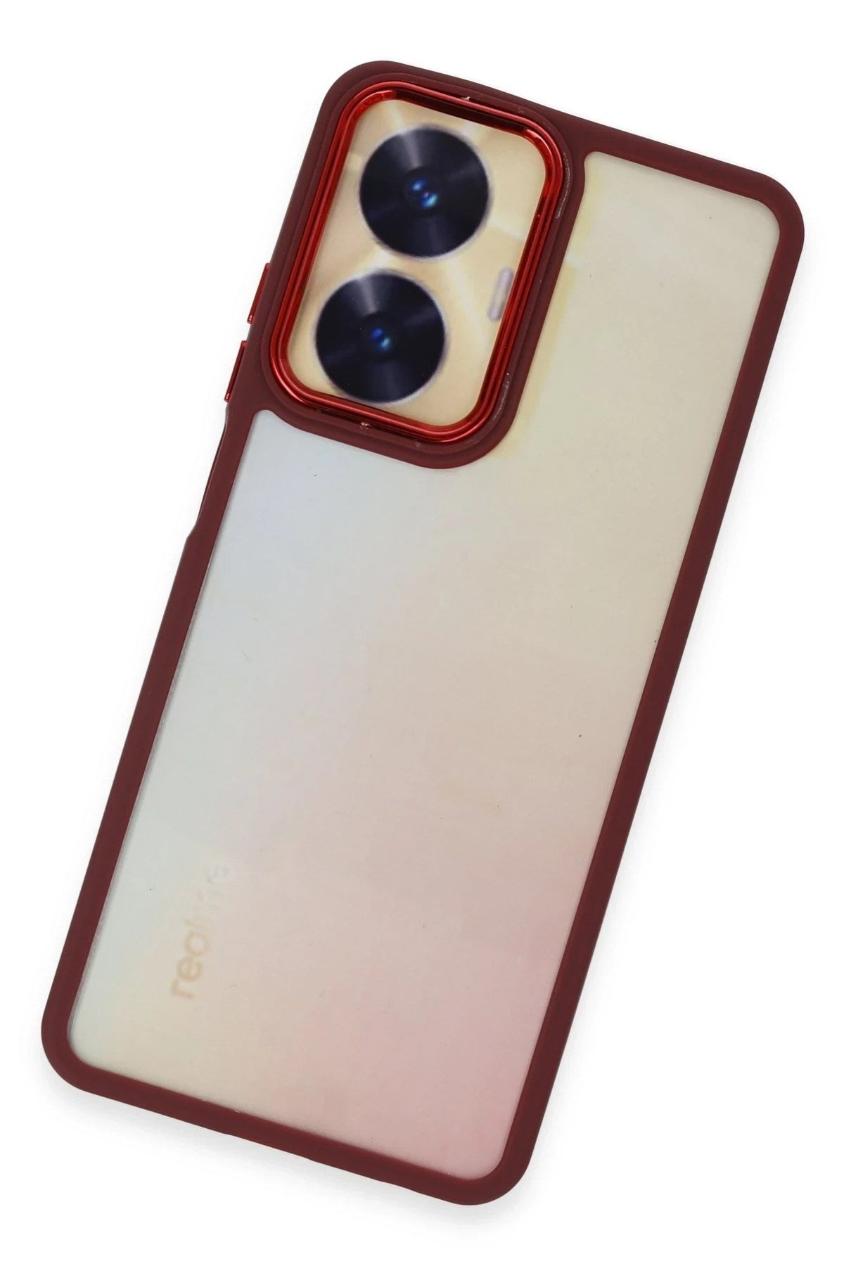 Mey İthalat® Realme C55 Kılıf Dora Kapak - Kırmızı