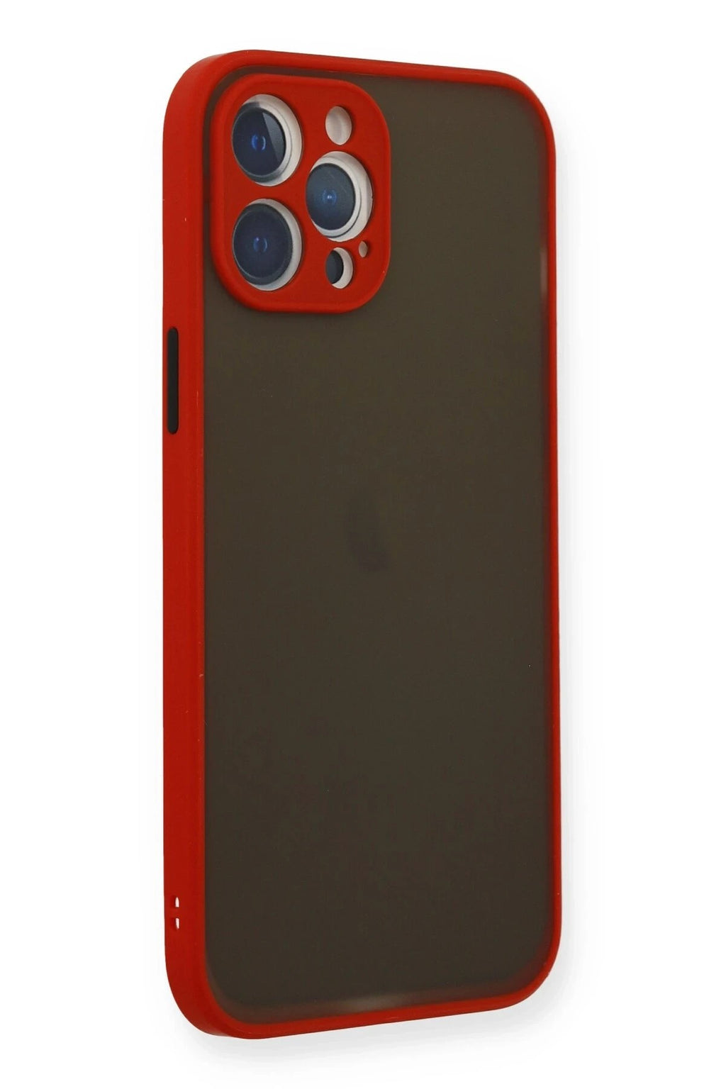 Mey İthalat® iPhone 12 Pro Max Kılıf Montreal Silikon Kapak - Kırmızı