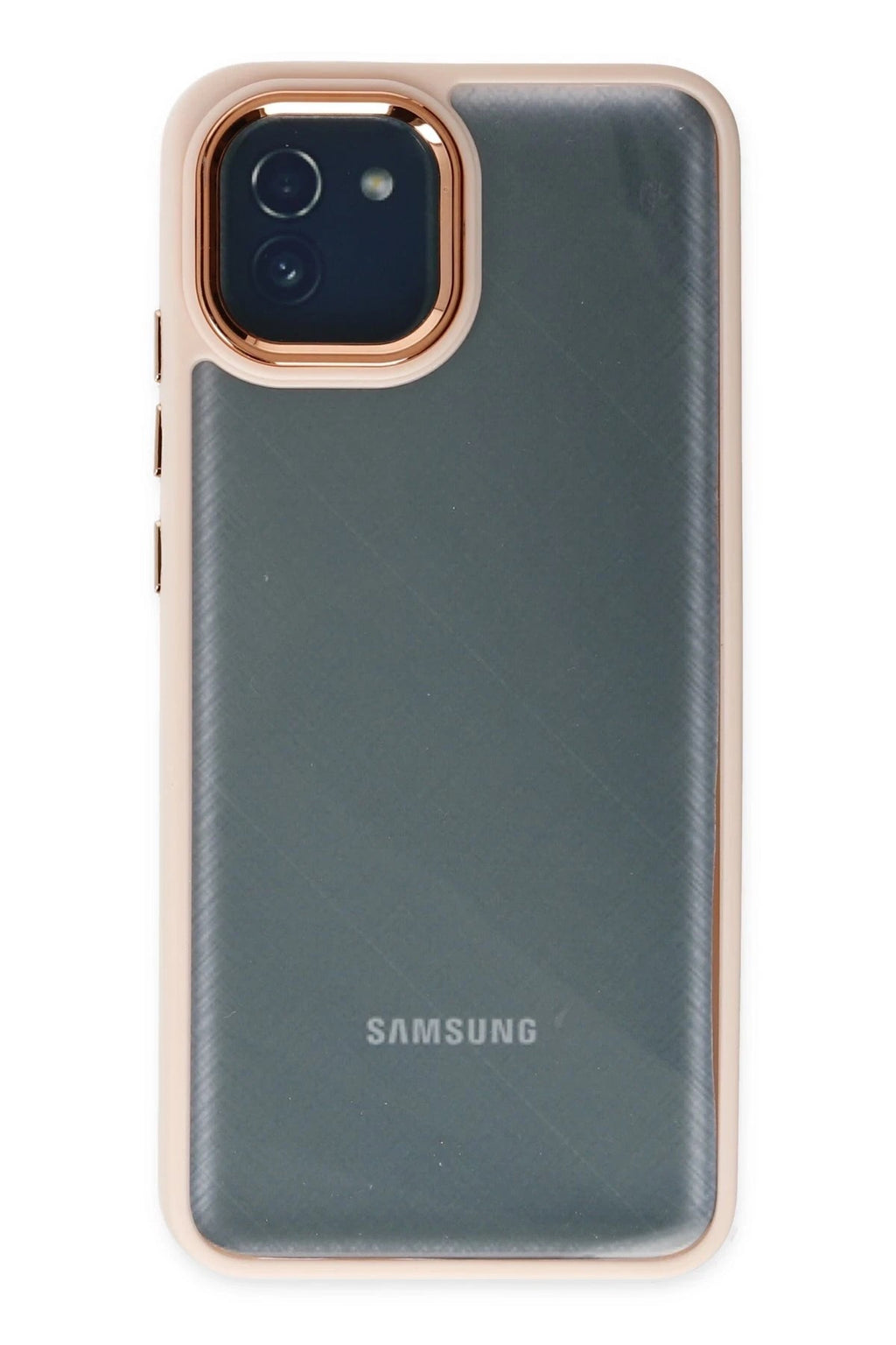 Mey İthalat® Samsung Galaxy A03 Kılıf Dora Kapak - Pudra