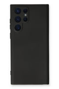 Mey İthalat® Samsung Galaxy S23 Ultra Kılıf Nano içi Kadife Silikon - Siyah