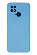 Mey İthalat® Redmi 10C Kılıf Nano içi Kadife Silikon - Mavi