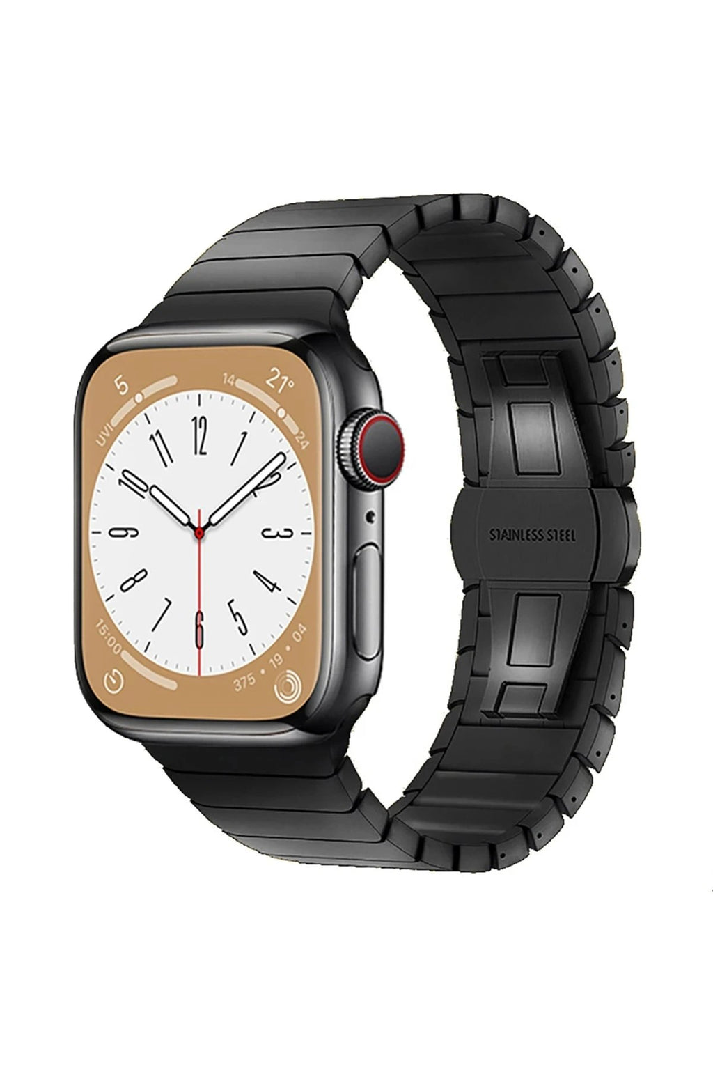 Mey İthalat® Watch 42mm KR416 Huks Kordon - Siyah
