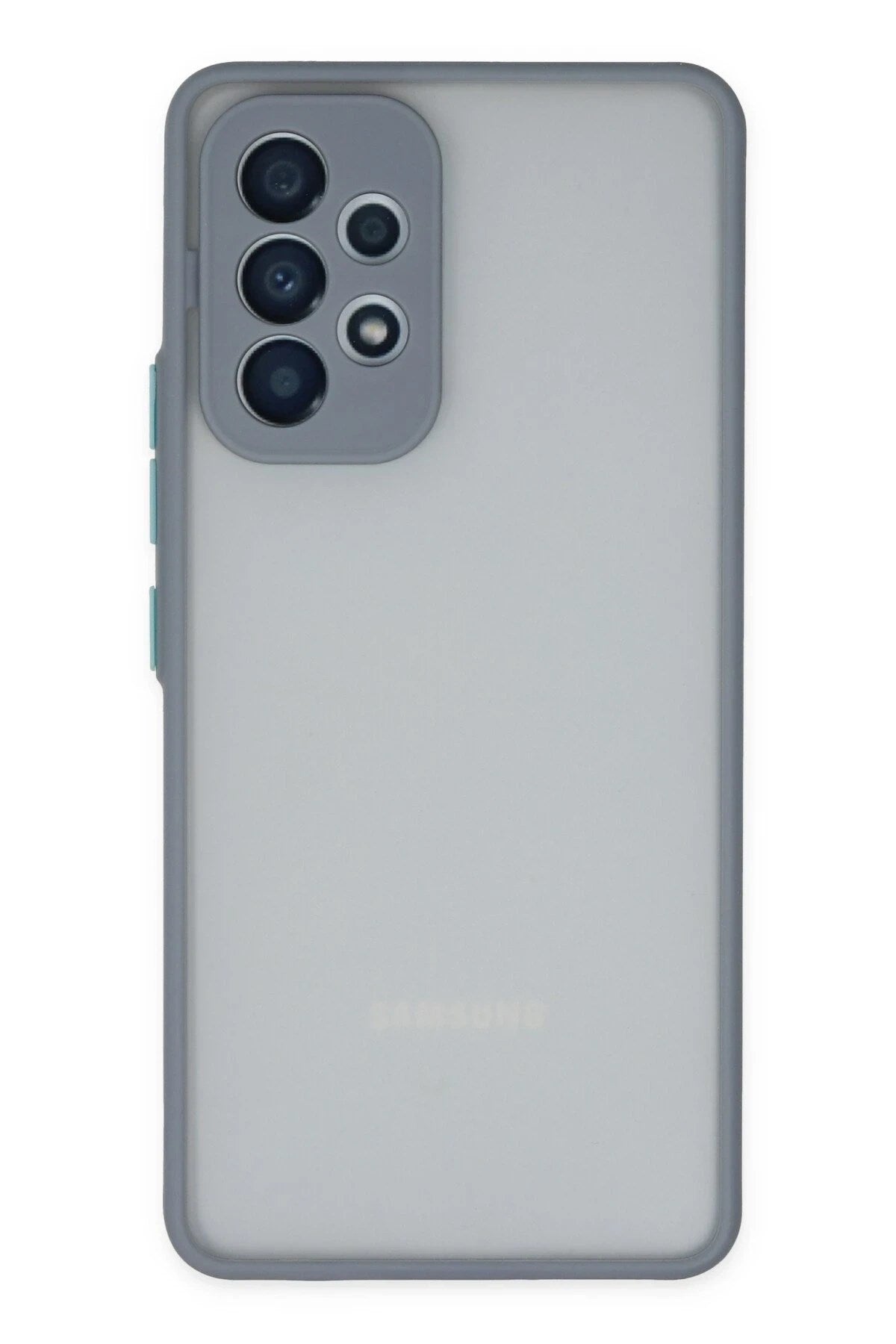 Mey İthalat® Samsung Galaxy A53 5G Kılıf Montreal Silikon Kapak - Gri
