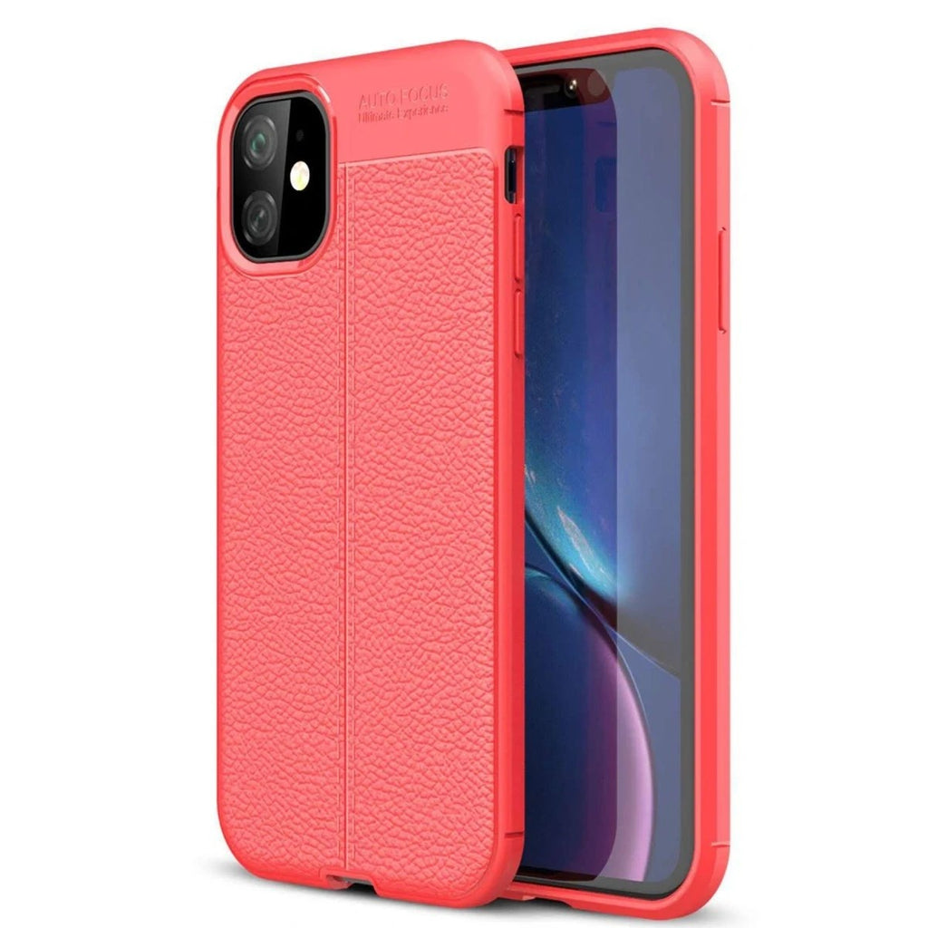 Mey İthalat® iPhone 11 Kılıf Auto Focus Kapak - Kırmızı