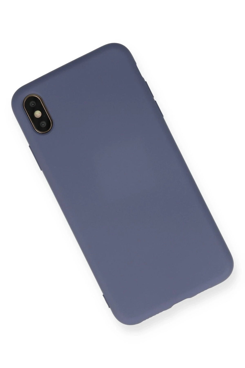 Mey İthalat® iPhone XS Max Kılıf Nano içi Kadife Silikon - Gri
