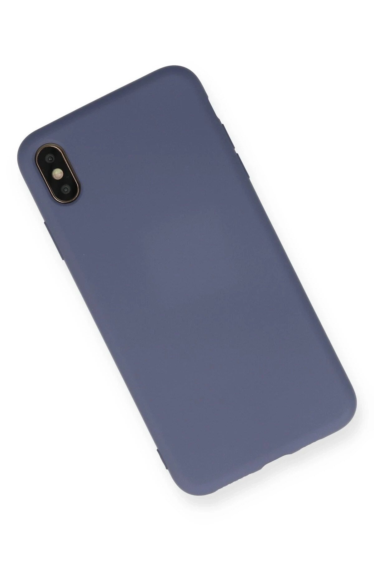 Mey İthalat® iPhone XS Max Kılıf Nano içi Kadife Silikon - Gri