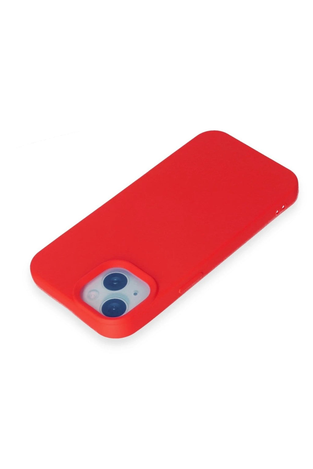 Mey İthalat® iPhone 15 Kılıf Nano içi Kadife Silikon - Kırmızı