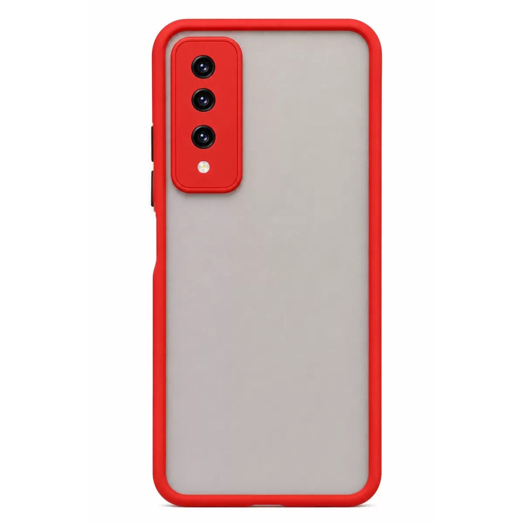 Mey İthalat® Huawei Y9 Prime 2019 Kılıf Montreal Silikon Kapak - Kırmızı