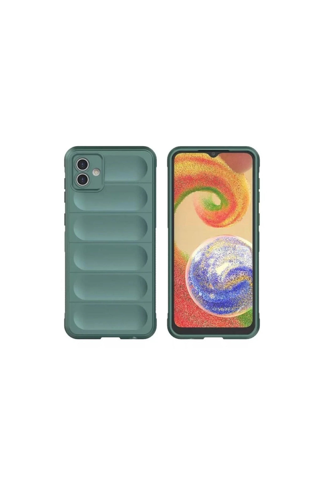 Mey İthalat® Samsung Galaxy A06 Kılıf Optimum Silikon - Koyu Yeşil