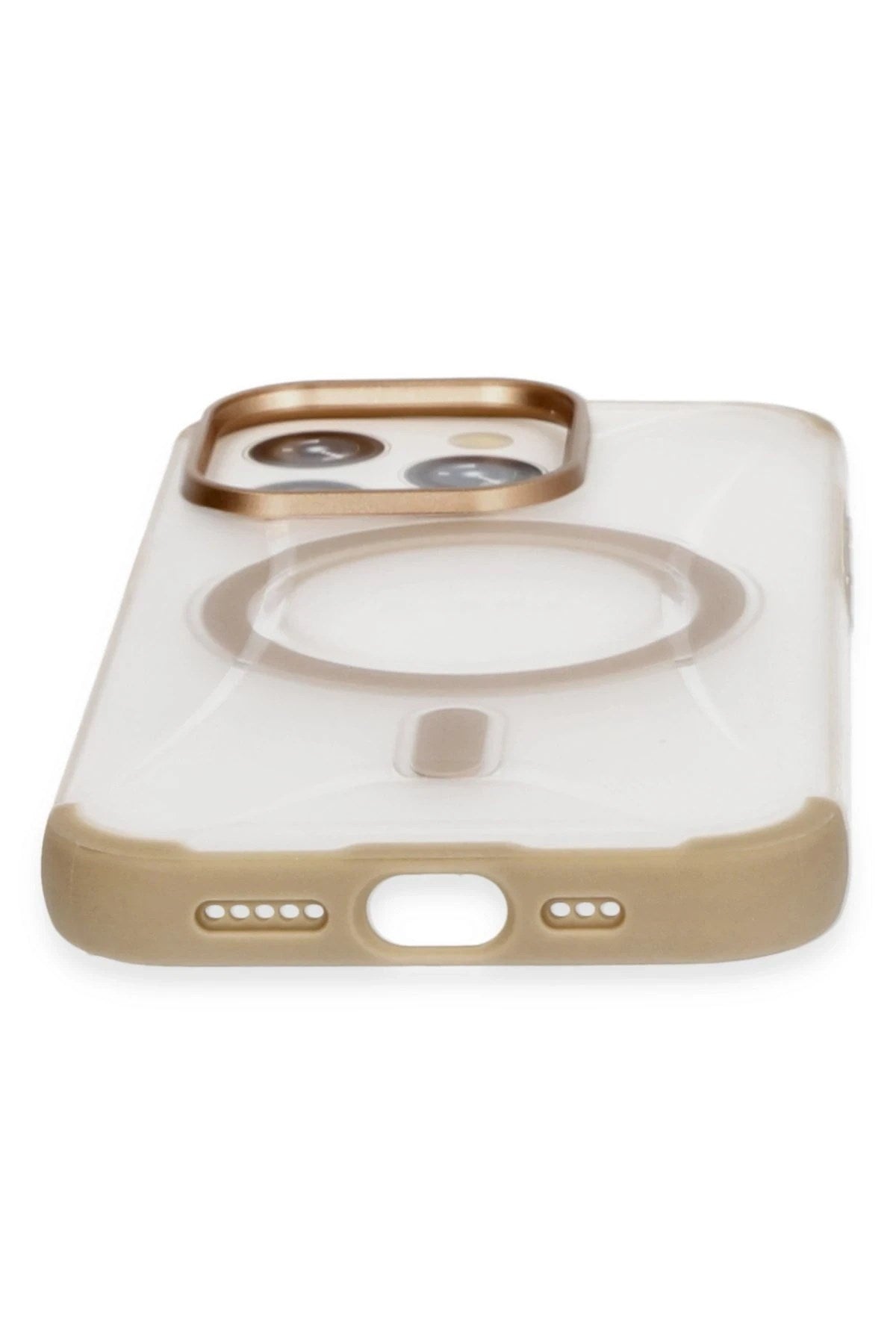 Mey İthalat® iPhone 15 Pro Hilton Magsafe Kapak - Gold