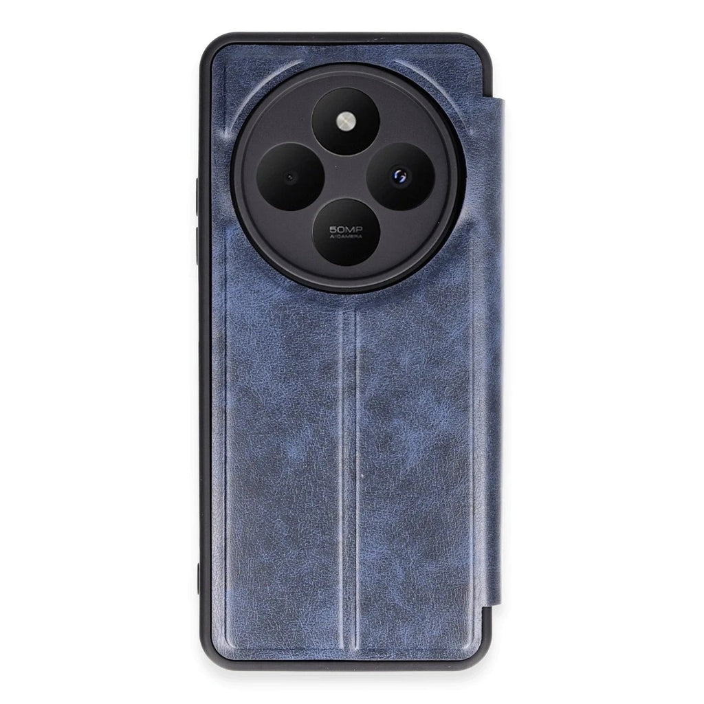 Mey İthalat® Redmi 14C Kılıf Flip Cover - Lacivert
