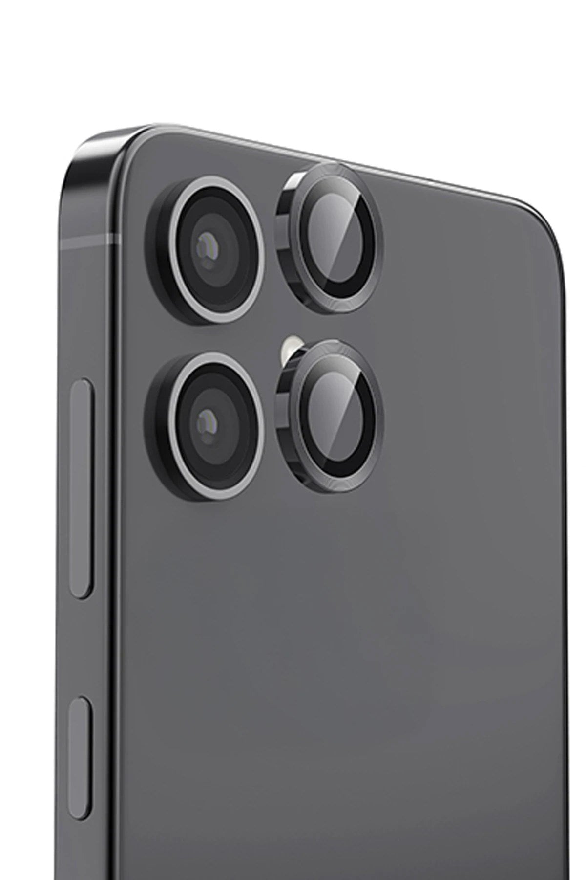 Mey İthalat® Samsung Galaxy A06 Raze Metal Kamera Lens - Siyah