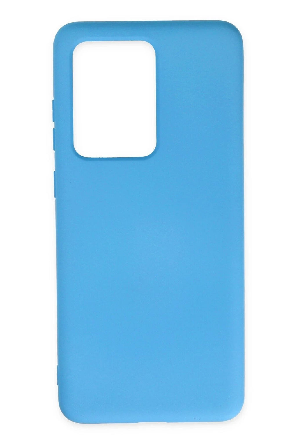 Mey İthalat® Samsung Galaxy S20 Ultra Kılıf Nano içi Kadife Silikon - Mavi