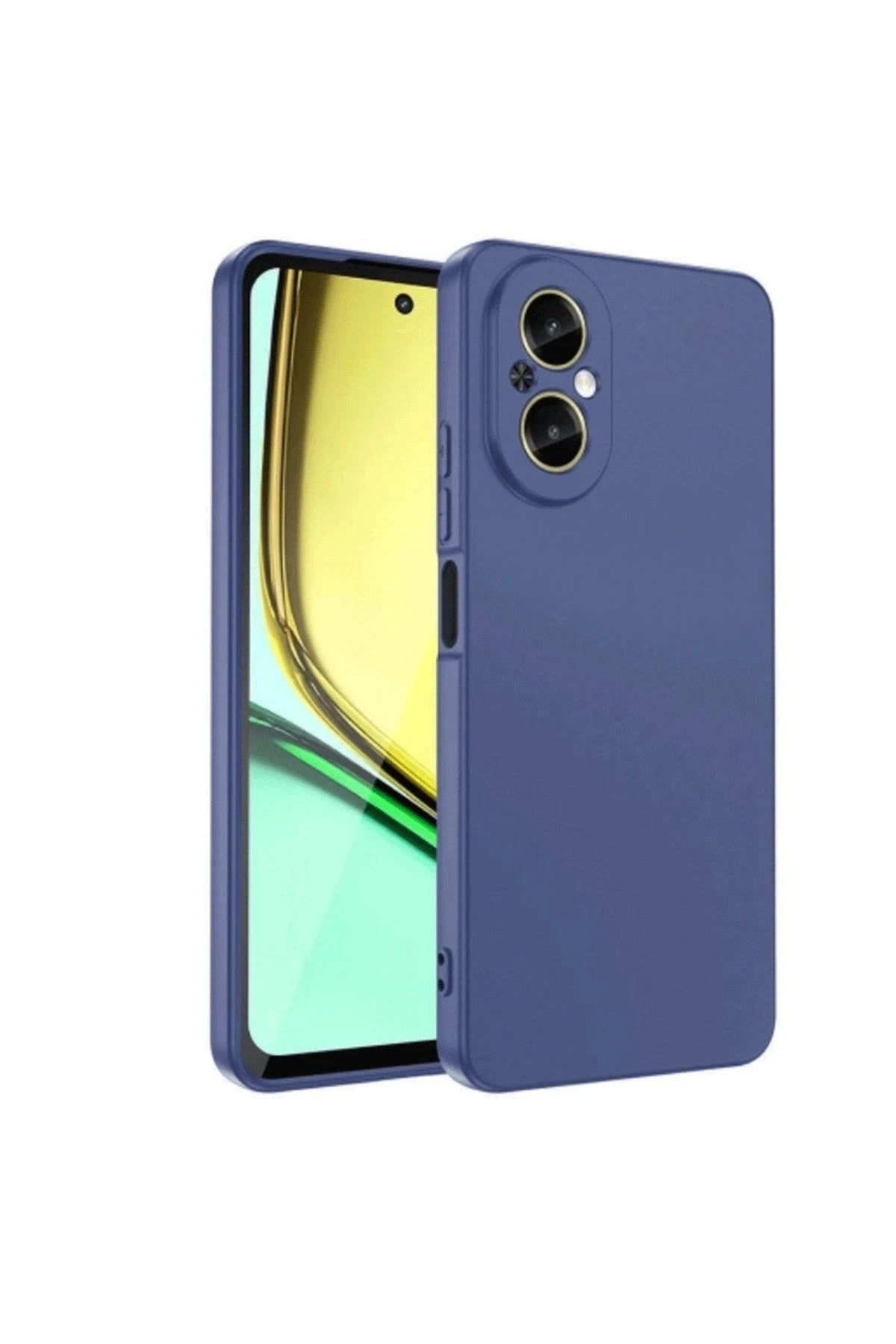 Mey İthalat® Realme 12 Lite Kılıf First Silikon - Lacivert