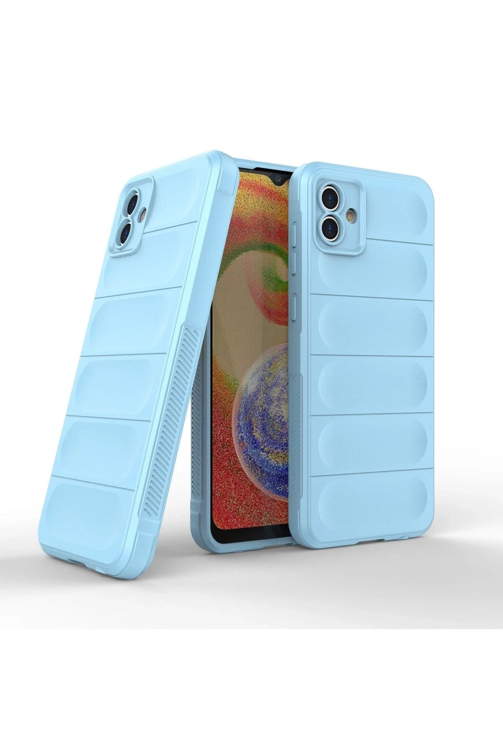 Mey İthalat® Samsung Galaxy A04E Kılıf Optimum Silikon - Sky Blue