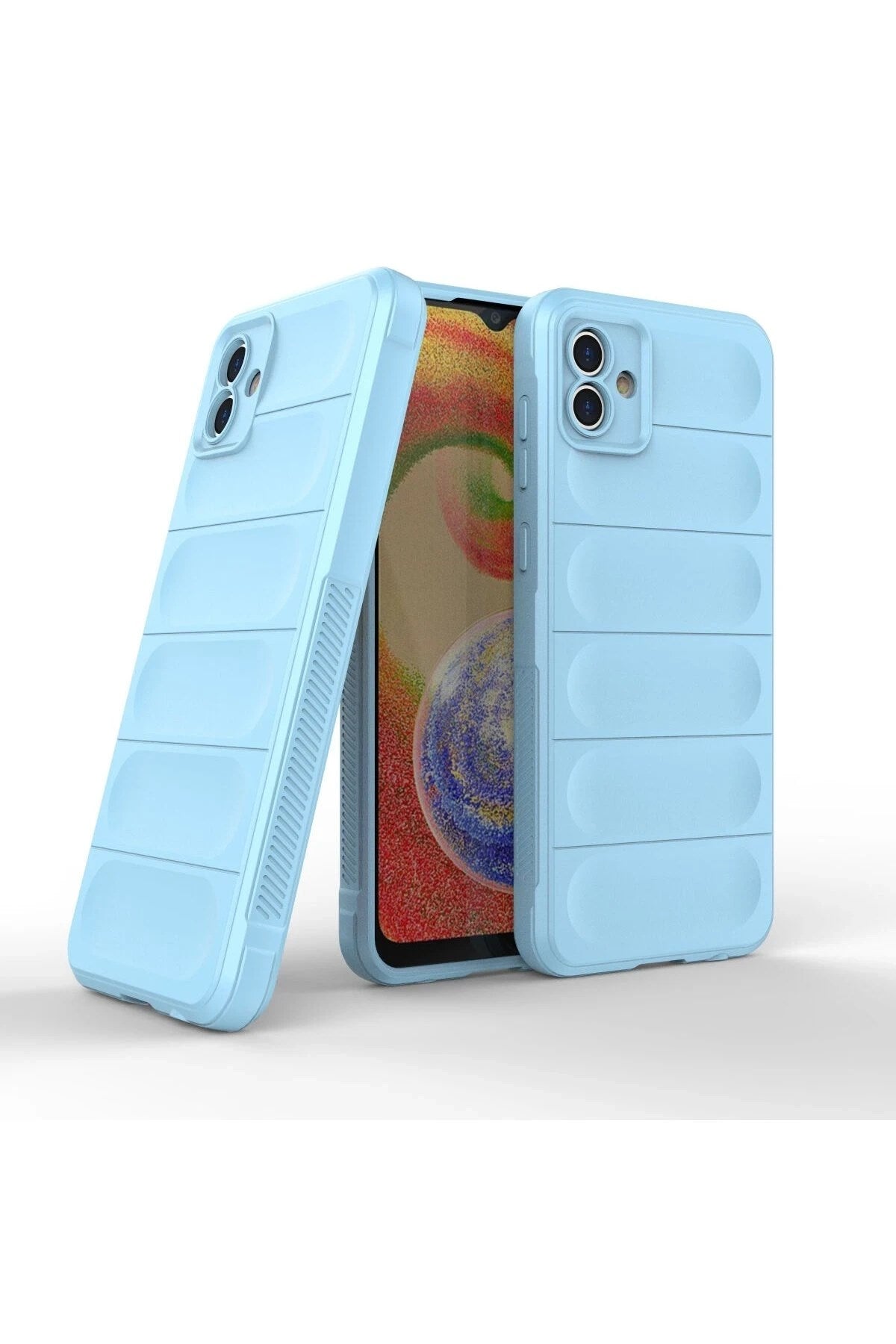 Mey İthalat® Samsung Galaxy A04E Kılıf Optimum Silikon - Sky Blue