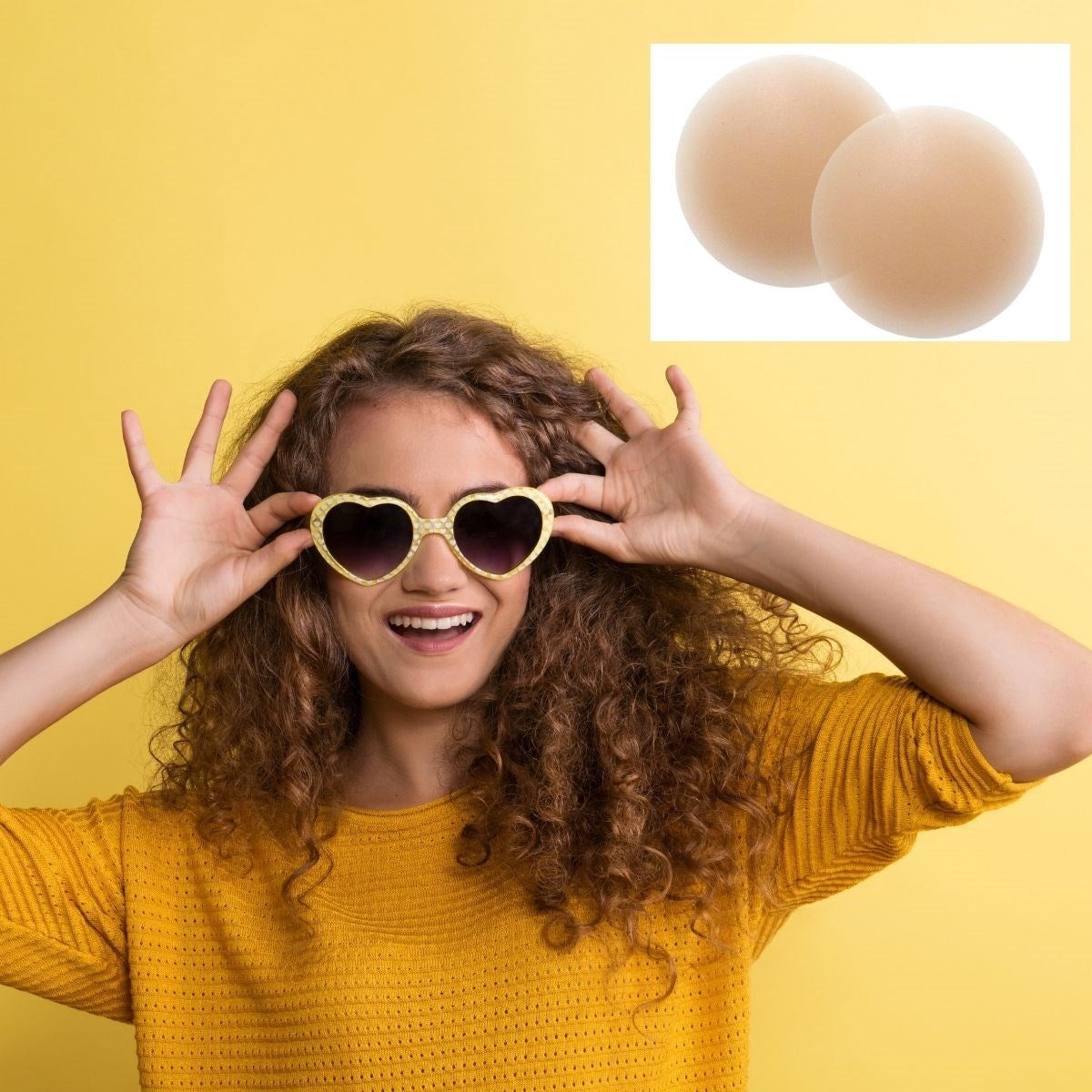 Silikon Göğüs Ucu Kapatıcı Gizleyici Bant Aparat Nipple Pad