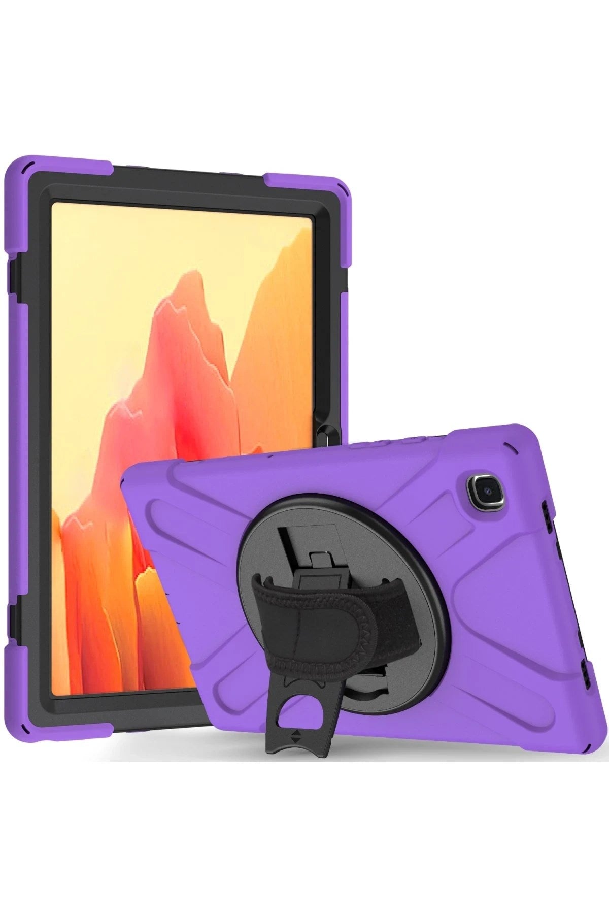Mey İthalat® Samsung Galaxy T220 Tab A7 Lite 8.7 Kılıf Amazing Tablet Kapak - Mor