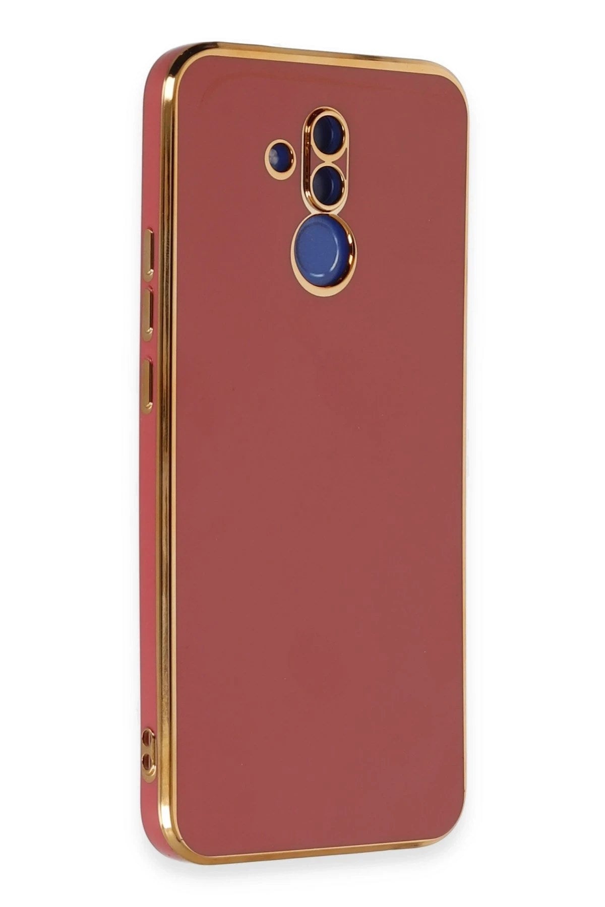 Mey İthalat® Huawei Mate 20 Lite Kılıf Volet Silikon - Kırmızı