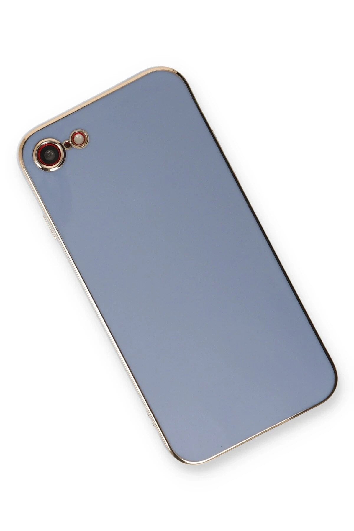 Mey İthalat® iPhone 7 Kılıf Volet Silikon - Mavi