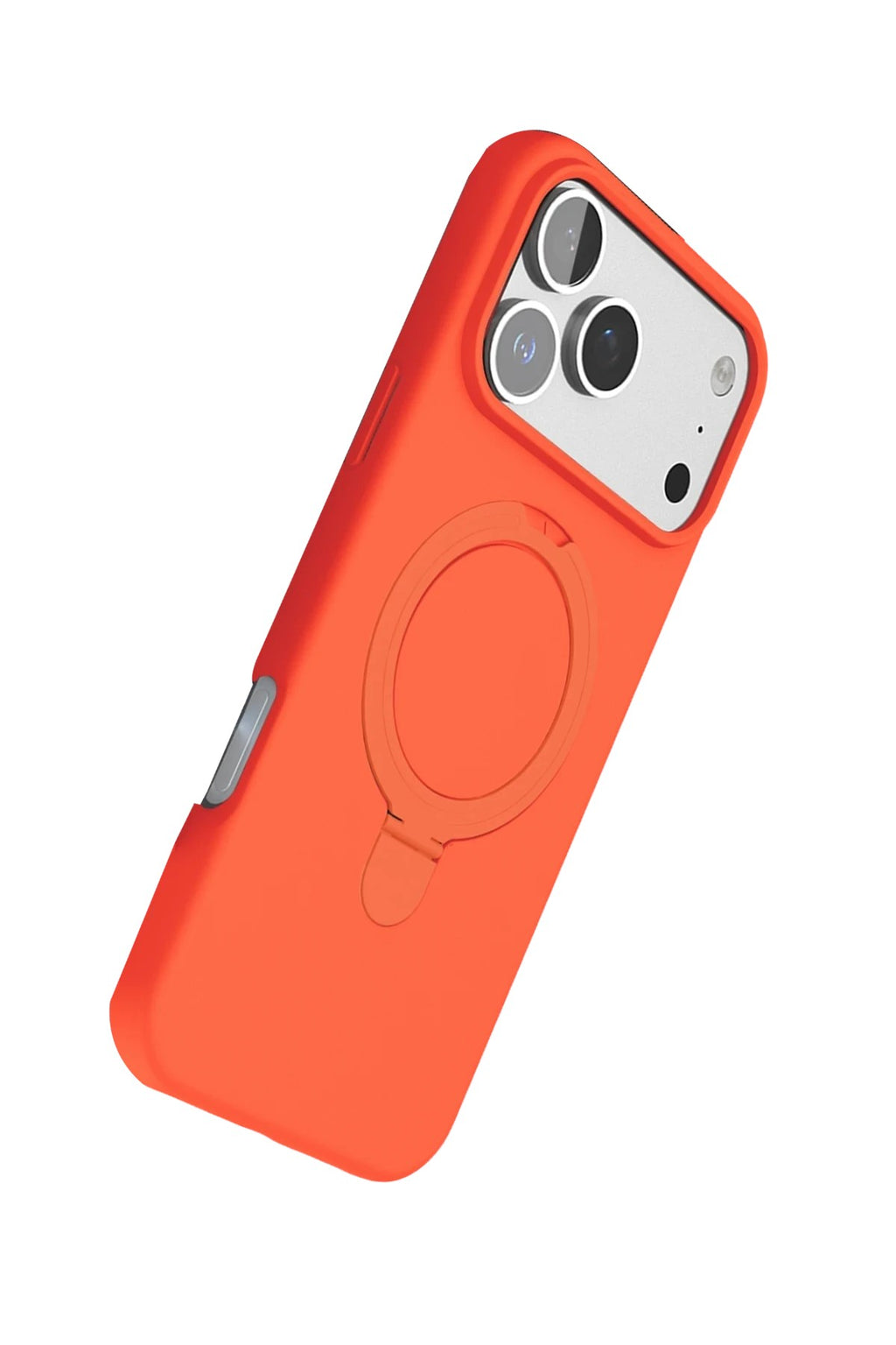 Mey İthalat® iPhone 17 Pro Regal Magsafe Standlı Kapak - Turuncu