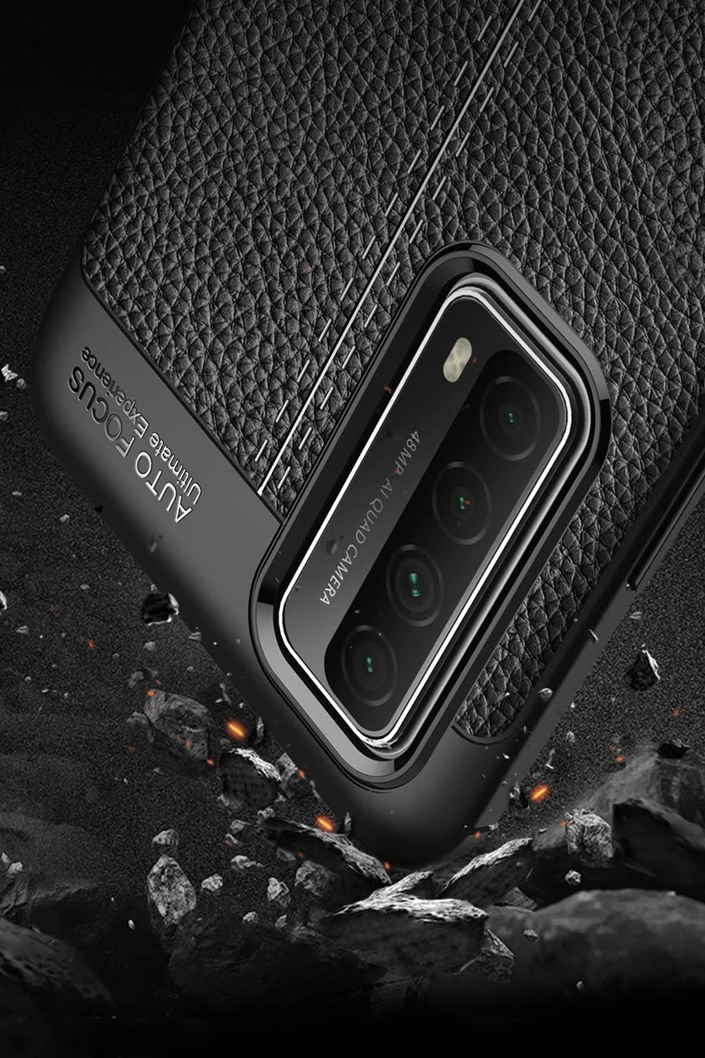 Mey İthalat® Huawei P Smart 2021 Kılıf Auto Focus Kapak - Kırmızı