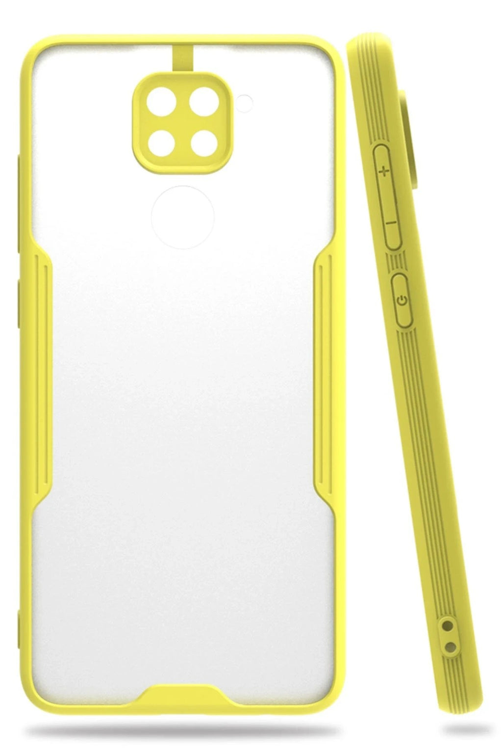 Mey İthalat® Redmi Note 9 Kılıf Platin Silikon - Sarı
