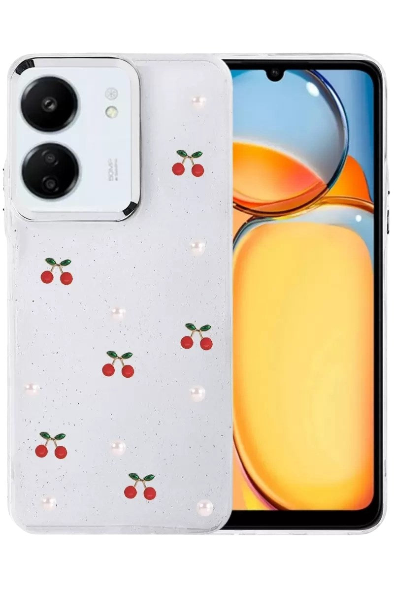 Mey İthalat® Redmi 13C Fiyonk Desenli Kapak - Desen 9